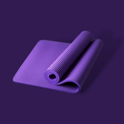 Tapis de yoga antidérapant épais écologique TPE violet rose – YOGATERRAE